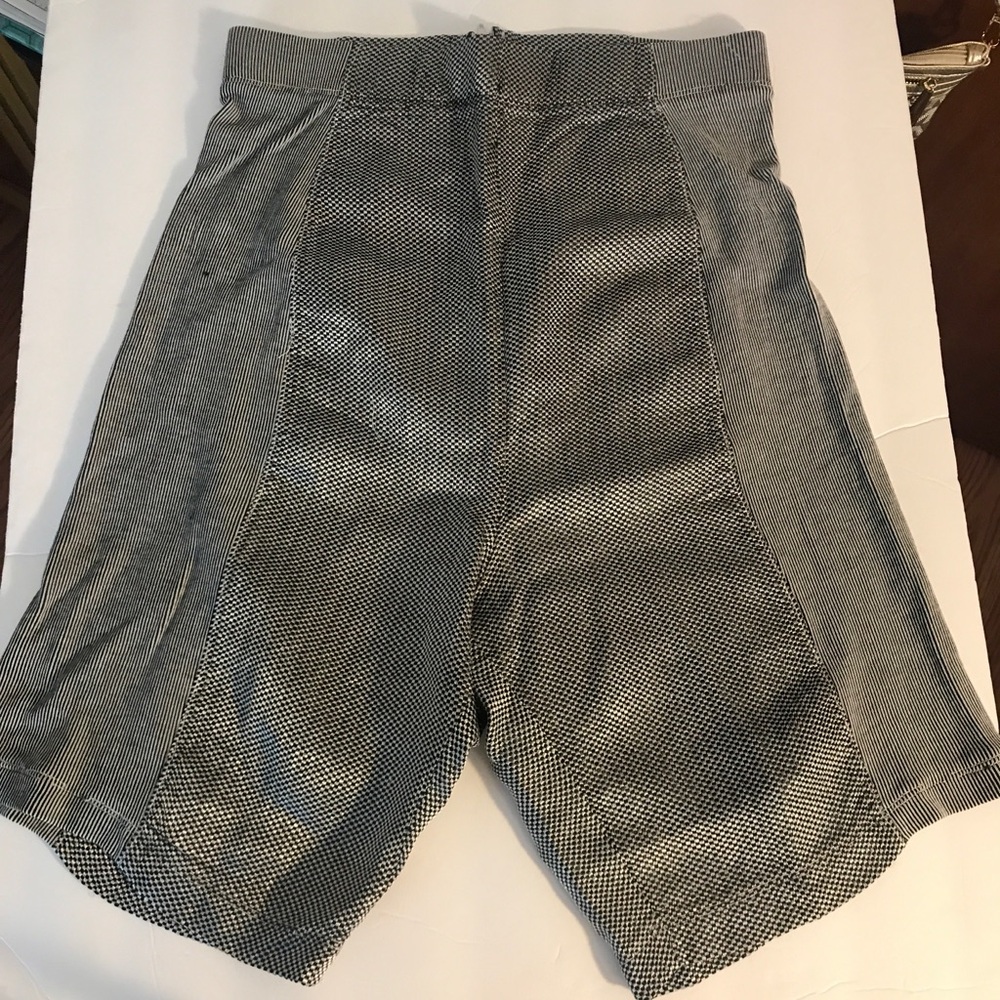 Randolph Duke Black and White Bike Shorts 1980’s